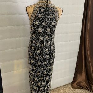 COPY - Windsor brand full length beaded dress with satin inside